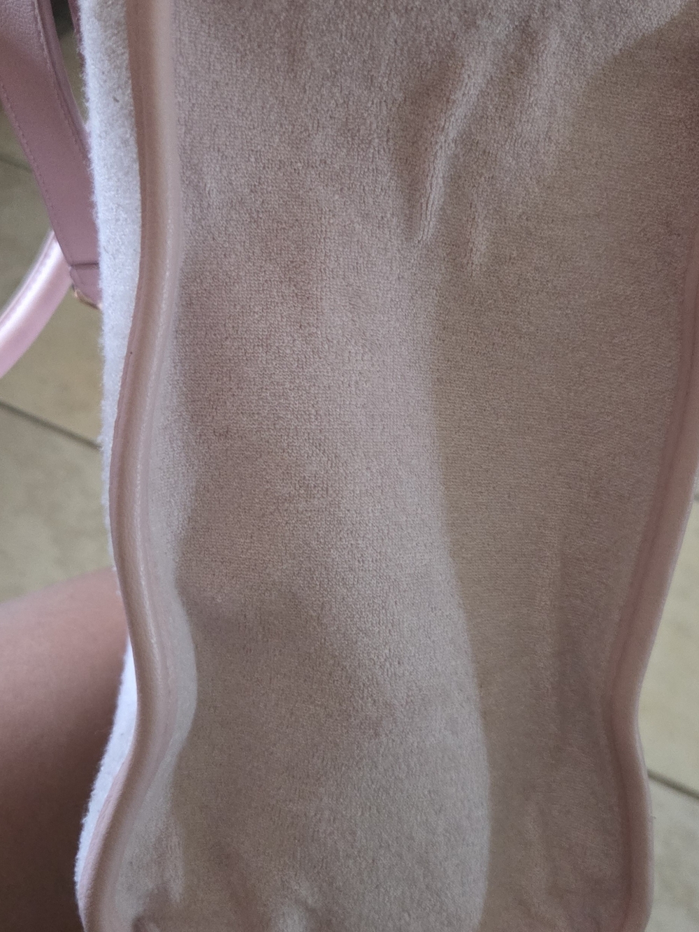 Juicy Couture Blush Pink Tote with Gold Chain Straps - Picture 9 of 9